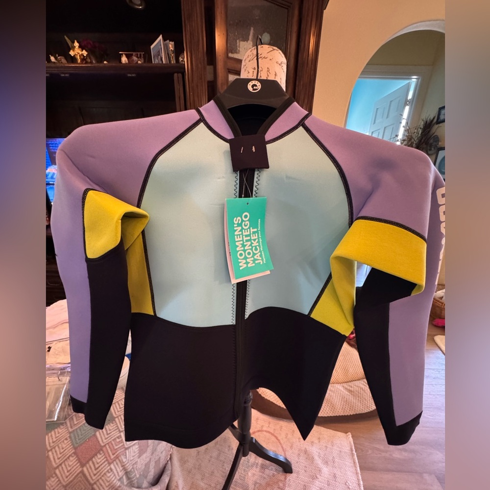 Seadoo Colorful Women's Neoprene wetsuit Jacket new med